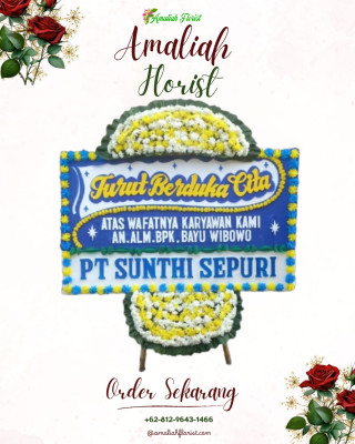 Papan Bunga Duka di Slipi