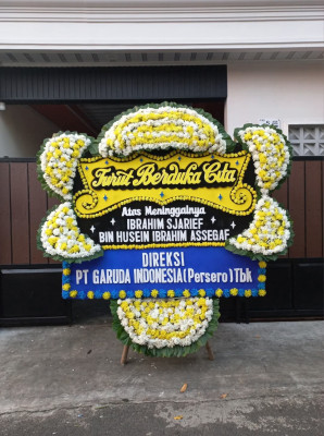 Papan Bunga Duka di Slipi