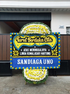 Papan Bunga Duka di Slipi