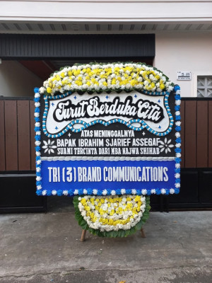 Papan Bunga Duka di Slipi